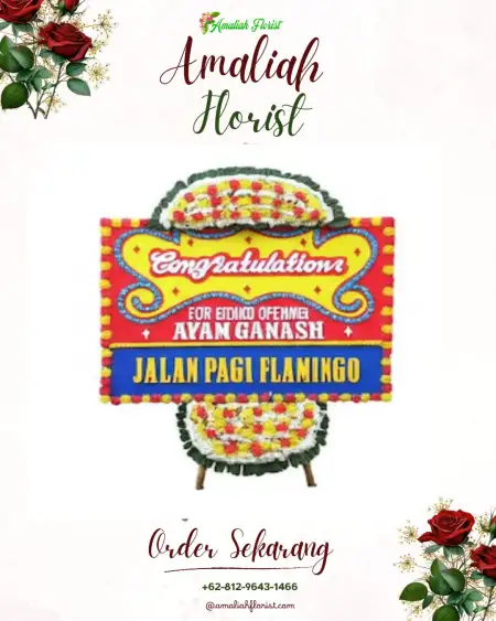Sewa Papan Bunga Venue Pernikahan Tangerang